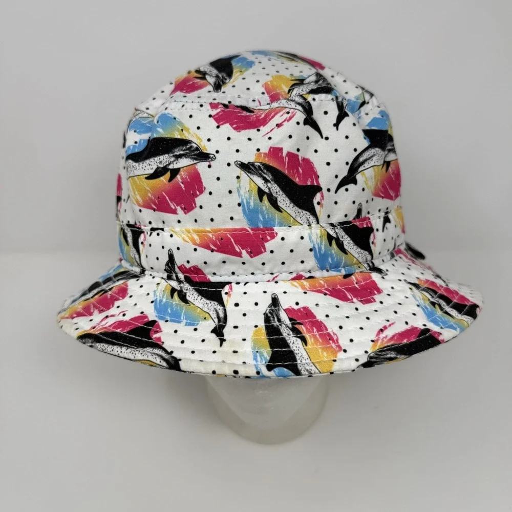 Original Chuck Bucket Hat Multicolored Dolphin Size OSFA Fishing Outdoors